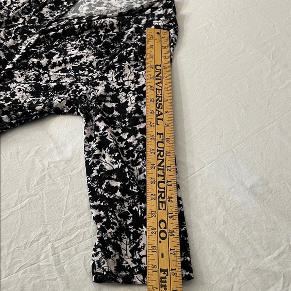 Simply Vera Vera Wang Black and White Patterned Dress  XL - Picture 8 of 9